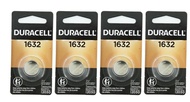 DURACELL 1632 Lithium Coin Battery Pack of 4 DURACELL 1632 Lithium Coin Battery Pack of 4