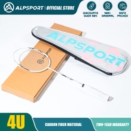 JRBAS ALP 3U SS ไม้แบดมินตันน้ำหนักเบามาก T800คาร์บอนไฟเบอร์สูงสุด32Lbs คลับไม้แบดมินตันพร้อมสายแบดม