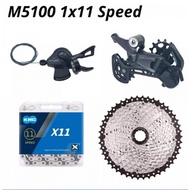 Shimano Deore M5100 1x11 Speed derailleurs Groupset 11 speed right shift lever RD KMC CN Chain CS su