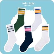 [hahababy] Contrast Color Series-Adult Sports Socks
