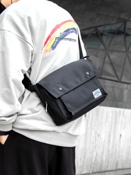 Men's shoulder bag casual trend ins crossbody bag men's trendy canvas crossbody bag multifunctional messenger bag men's bag 【SYY】