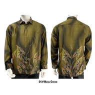 90651 (New Release) Bentop Baju Batik Kemeja Lelaki Long Sleeve Baju Batik Lengan Panjang