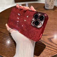Luxury Square Plating Bling Glitter Silicone Case For iPhone 11 12 Pro Max 11Pro 12Pro 12Mini Soft Sequins Cover