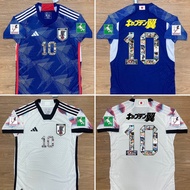 Japan 2022 : Caption Tsubasa AAA  Special Edition ⚽️ ทีมชาติญี่ปุ่น เกรดแฟนบอล เสื้อกีฬา + ชื่อเบอร์