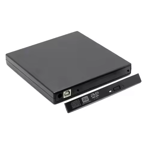 A34M-External CD DVD Drive USB 2.0 Slim Protectable External CD-RW Drive DVD-ROM Burner Player