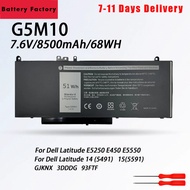 G5M10 Laptop Battery For Dell Latitude E5250 E5450 E5550 G5M10 8V5GX P27S P72G 7.4V 51WH