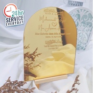 PLAT MAS KAWIN - Plat Hantaran / Plate Cek / Plate Mas Kawin / Replika Maskawin / Ijab Qabul Hantara
