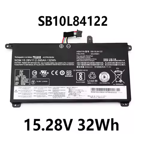 00UR891 00UR892 15.4V 32Wh Laptop Battery For Lenovo ThinkPad T570 P51s P51s 00UR890 SB10L84123 SB10