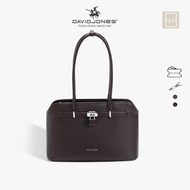 David Jones Paris Clea 2025/2026 Autumn Winter Women PU Leather Female Soft and Supple Totes bag Sho