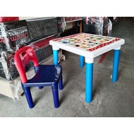 Plastic Kids study set/study table&chair/meja tulis