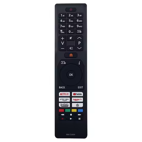 Compatible with JVC TV LT-55VU3100 remote control RM-C3604 spare parts
