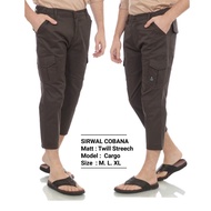 Sirwal Pants MUSLIM Men SLIMFIT VIRAL Recent / Under GAMIS Men Brown