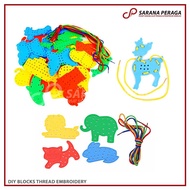 SaranaPeraga - HC061 / HC033 DIY Blocks Geometry Stringing / Transportation Stringing / Animal Strin