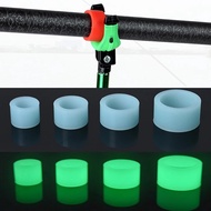 1Pcs Luminous Ring Fishing Stick Handle Non-Slip Sheath O-Ring Fishing Accessories Silicone Ring Rod