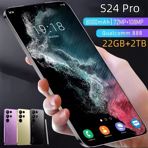 2026 New Hot S24 Pro original global version HQ intelligent 4G 5G Snapdragon 8 Gen4 8000mAh battery