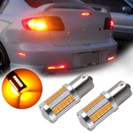 Turn Signal 1156 BA15S Orange led Bulb 33 Chips Model.back s.25(7.5w) 2 Offset Sockets