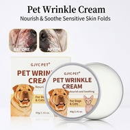 GJYC PET Dog Wrinkle Cream 40g Skin Fold Care for French Bulldog Pug Anti-Itch Soothing Moisturizer