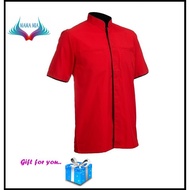 Baju Korporat F1 Uniform OREN SPORT Men/Women - F118 Red