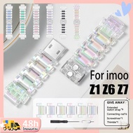 Strap For imoo Z1/Z3/Z6/Z7 Magnetic Flash Buckle Z1/Z3/Z6/Z7 Transparent Crystal Z1/Z3/Z6/Z7 Watch