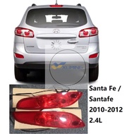 Xuming สำหรับ Santa Fe/santafe 2010 2011 2012 2.4L อัตโนมัติด้านหลังกันชน Fog Light พร้อมหลอดไฟด้านห