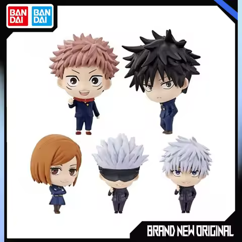 BANDAI Jujutsu Kaisen Action Figures Model Itadori Yuji Satoru Gojo Fushiguro Megumi Kugisaki Gashap