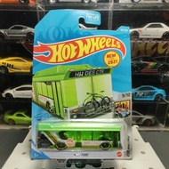 Hot Wheels. BUS AINT FARE US Card