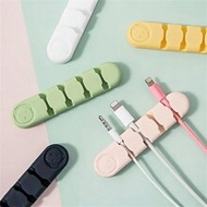 5-Color 4-Piece Creative Cartoon Cable Organizer