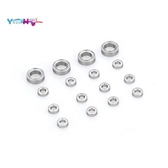 16PCS Steel Bearing 3X6X2mm 6X10X3mm for  C14 C24 B36 MN D90 MN-90 MN99S RC Car Spare Parts Upgrade 