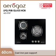 Aerogaz AZ-370F LPG Tempered Glass gas Hob