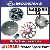 MODENAS KARISMA V3 FRONT PULLEY SET 0 DEPAN ROLLER WEIGHT KACANG SLIDER FAN KIPAS KARISMA125 125 NEW