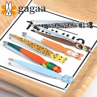 GAGAA Eye Brow Clips, Hair Removal Cartoon Animals Eyebrow Tweezers, Professional Multi-purpose Cute Multifunction Eyebrow Shaving Tools Women