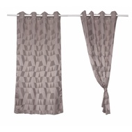 ผ้าม่านประตูพิมพ์ลาย A72041RR#1WD ขนาด 150x240ซม. สีเบจ