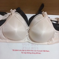 CORSINA 01 HP women's bra, Triumph's strapless bra, cream and black color, sizes A75, B75, A80, B80.