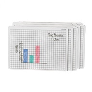 Hand2mind Double-Sided Centimeter Grid White Board for Student Grid Board Graphing Dry Erase Board