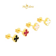 MASDORA 916 Gold Earings Earing Subang Emas ~ Clover VC - S (EMAS 916/22K)
