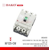 เบรกเกอร์ DAKO 3P 50A63A80A100A125A NF125-CW