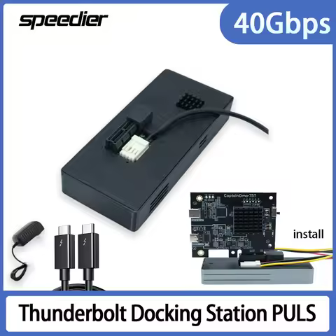 Thunderbolt Docking Station PULS to USB4 Expansion Laptop PCIe DMA Capture Card 40Gbps