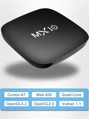 MX10 Android Smart TV Box Allwinner RK3228A Quad-Core 1GB 8GB Fire TV Box Build in Wi-Fi 2.4G Set-To