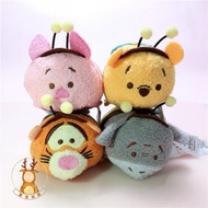 Tsum Tsum Pooh Eeyore Piglet Tigger Classic Bees Series Plush Keychain | Stuffed | Doll | Toys