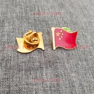 Chinese Flag Pin PRC Flag Pin China Republic Flag Pin ChineseRAKYAT - Various Hats