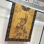 Black Gold Phoenix Crack 70*180 Xiangyunsha Scarf Double-sid黑金凤凰龟裂纹70*180香云纱丝巾双面印花围巾时尚百搭披肩女9.16