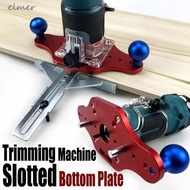 ELMER Wood Router Base, Bakelite Material Slotted Bottom Plate Trimming|Slotted Chamfer Long Lasting