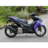 NVX 155 V2 COVERSET AEROX PURPLE 2023