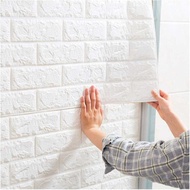 Tonchean 3D Embossed Brick Wall Sticker Wallpaper 77x70cm - TC073