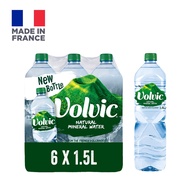 Volvic Natural Mineral Water 6 X 1.5L Pack