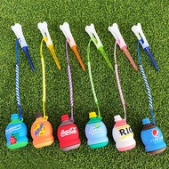 GOLF TEE Fun Cartoon Pendant Golf TEE Anti-lost Golf Seat Accessories Tee