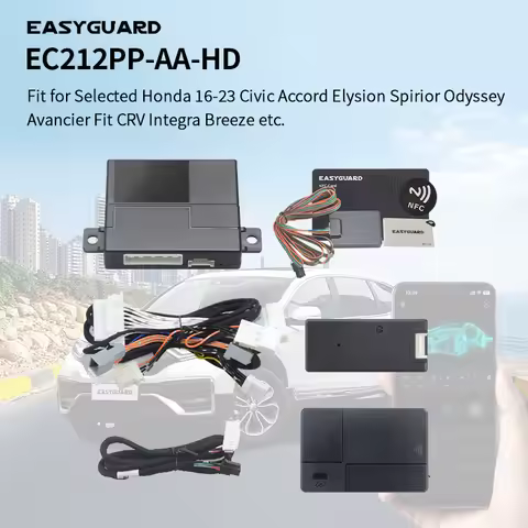 EASYGUARD Plug Play Smartphone APP Start Remote Starter Fit for Honda 16-23 Civic Accord Elysion Spi