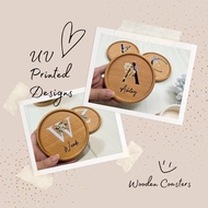 Personalised Wooden Coaster (UV Printed)