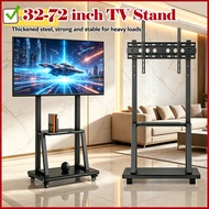 32-72 inch Adjustable LCD TV Stand Vertical TV Trolley Stand Adjustable Floor Stand TV Mobile Cart