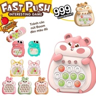 (Mall) POP IT Game Console Stress Relief 2023, 6 Play Modes with Music Light Toy